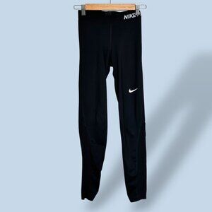 Nike Pro Dri Fit Base Layer Black Leggings‎ Running Hiking Yoga Women's Size XS